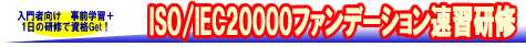 IT�T�[�r�X�}�l�W�����g�̍��ەW���K�i�@ISO/IEC20000�t�@���f�[�V���������΍􌤏C